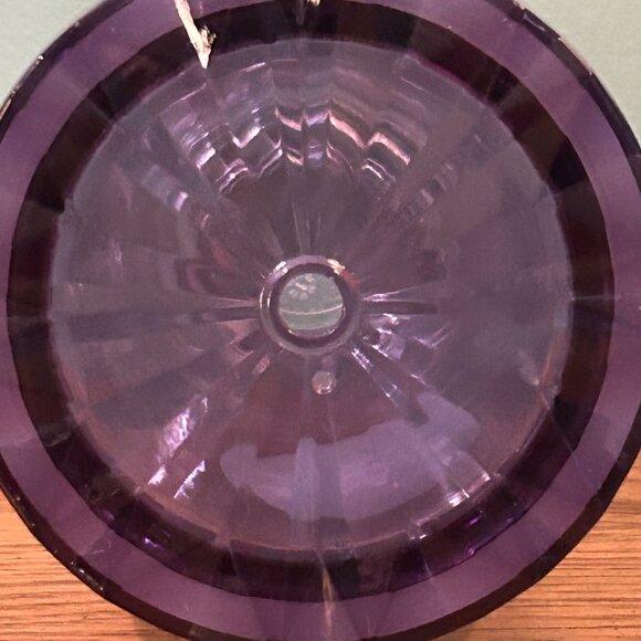 STARBUCKS CLEAR 16 OZ CUP PURPLE LID GENTLY USED - Picture 6 of 6